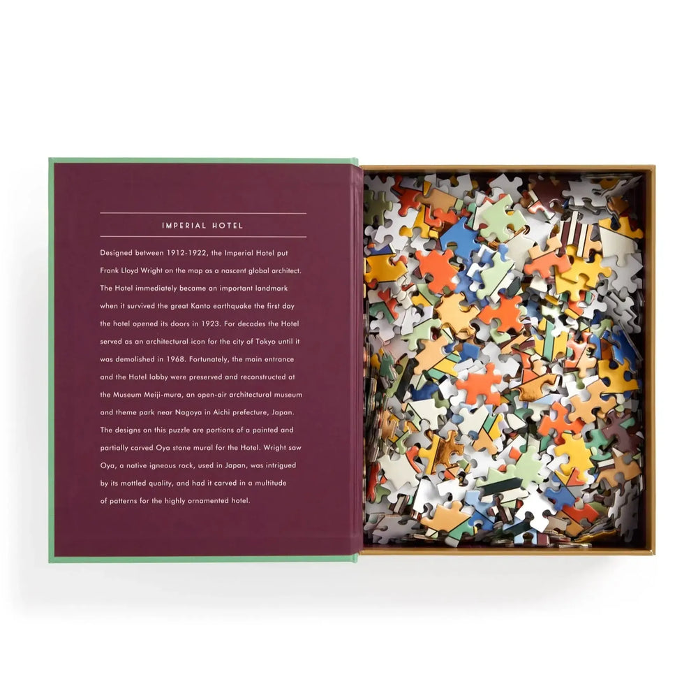 Frank Lloyd Wright Imperial Hotel 500 Piece Jigsaw Puzzle Galison (ONLINE ORDER ONLY)