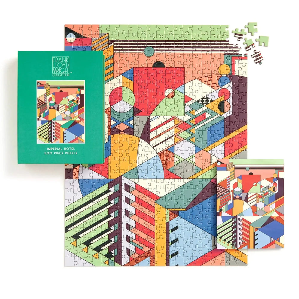Frank Lloyd Wright Imperial Hotel 500 Piece Jigsaw Puzzle Galison (ONLINE ORDER ONLY)