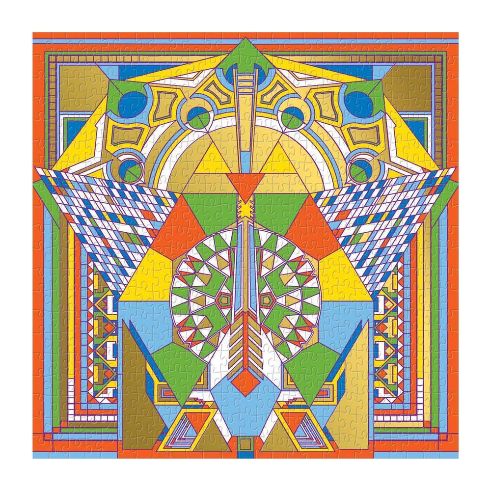 Frank Lloyd Wright Imperial Hotel Peacock Rug 500 Piece Jigsaw Puzzle Galison (ONLINE ORDER ONLY)