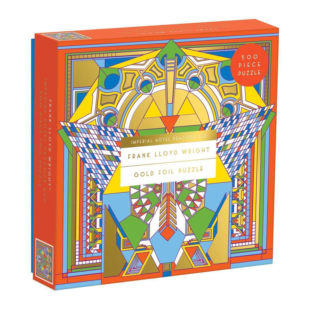 Frank Lloyd Wright Imperial Hotel Peacock Rug 500 Piece Jigsaw Puzzle Galison (ONLINE ORDER ONLY)