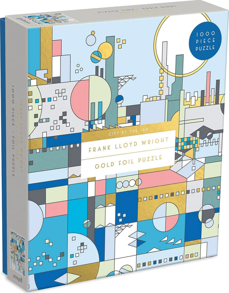 Puzzle: Frank Lloyd Wright City By The Sea - Foil Puzzle (ONLINE ORDER ONLY)