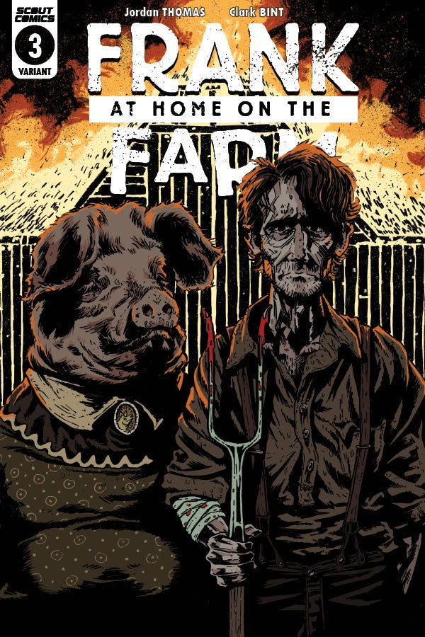Frank At Home On The Farm #3 Webstore Anna Readman American Gothic Homage Variant  (03/24/2021) Scout (ONLINE ORDER ONLY)