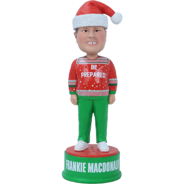 Frankie MacDonald Talking Christmas Bobblehead (Presale) (ONLINE ORDER ONLY)
