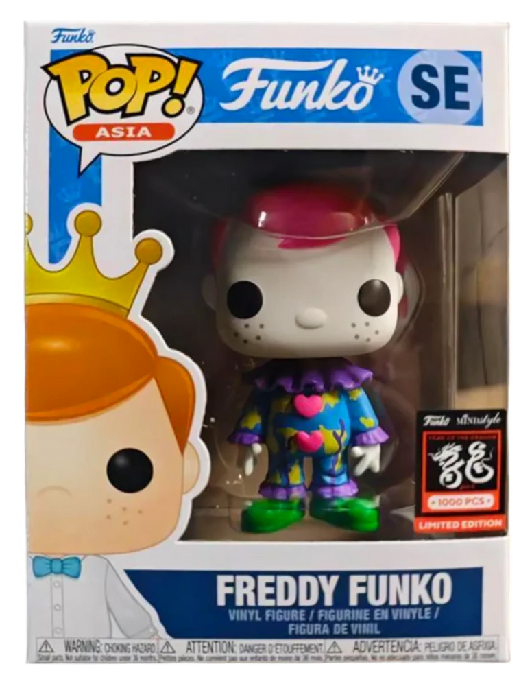 Pop! Asia (Mindstyle Mission Control) - LE1000 Freddy Funko as Love Combrat (Blacklight) (ONLINE ORDER ONLY)