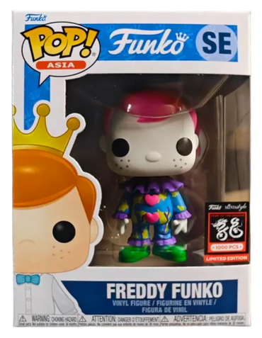Pop! Asia (Mindstyle Mission Control) - LE1000 Freddy Funko as Love Combrat (Blacklight) (ONLINE ORDER ONLY)
