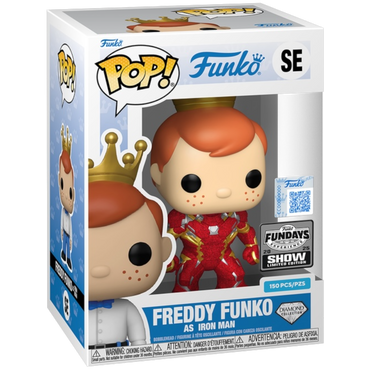 Funko Fundays Experience 2025: Pop! Originals MARVEL Freddy Funko as Iron Man (Diamond Glitter) LE150 (ONLINE ORDER ONLY)