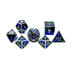 Freki - Norse Themed Metal Dice Set (Online Only)