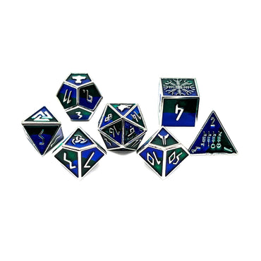 Freki - Norse Themed Metal Dice Set (Online Only)