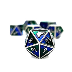 Freki - Norse Themed Metal Dice Set (Online Only)