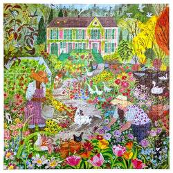 French Flower Garden 1000 Piece Jigsaw Puzzle eeBoo