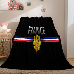 Famous Country National Flag Flannel Fleece Throw Blanket Bedding Sets (Online Order Only)