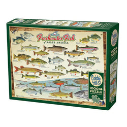 Freshwater Fish of North America 1000 Piece Jigsaw Puzzle Cobble Hill (ONLINE ORDER ONLY)