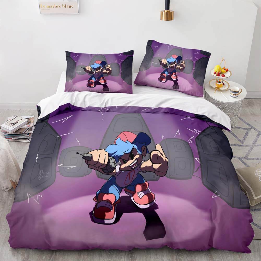 Friday Night Funkin Cosplay Bedding Sets Quilt Covers Without Filler (Online Order Only)