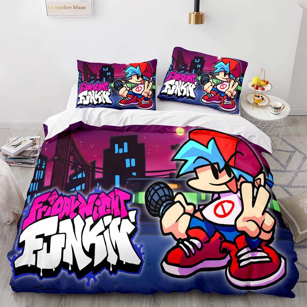 Friday Night Funkin Cosplay Bedding Sets Quilt Covers Without Filler (Online Order Only)