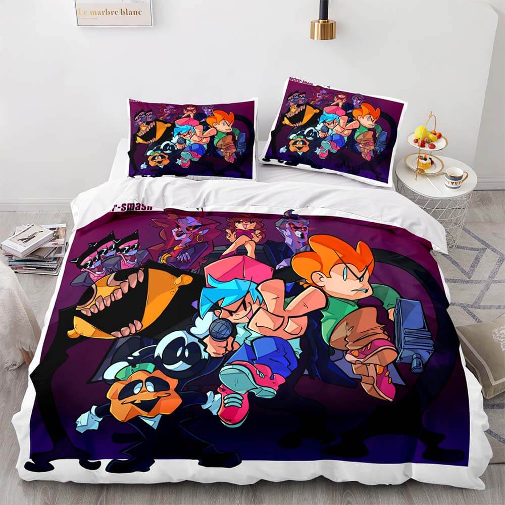 Friday Night Funkin Cosplay Bedding Sets Quilt Covers Without Filler (Online Order Only)