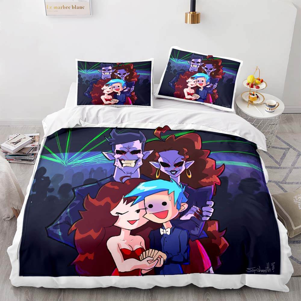 Friday Night Funkin Cosplay Bedding Sets Quilt Covers Without Filler (Online Order Only)
