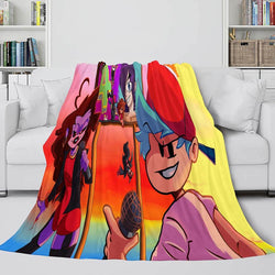 Friday Night Funkin Cosplay Flannel Blanket Warm Throw Bed Blankets (Online Order Only)