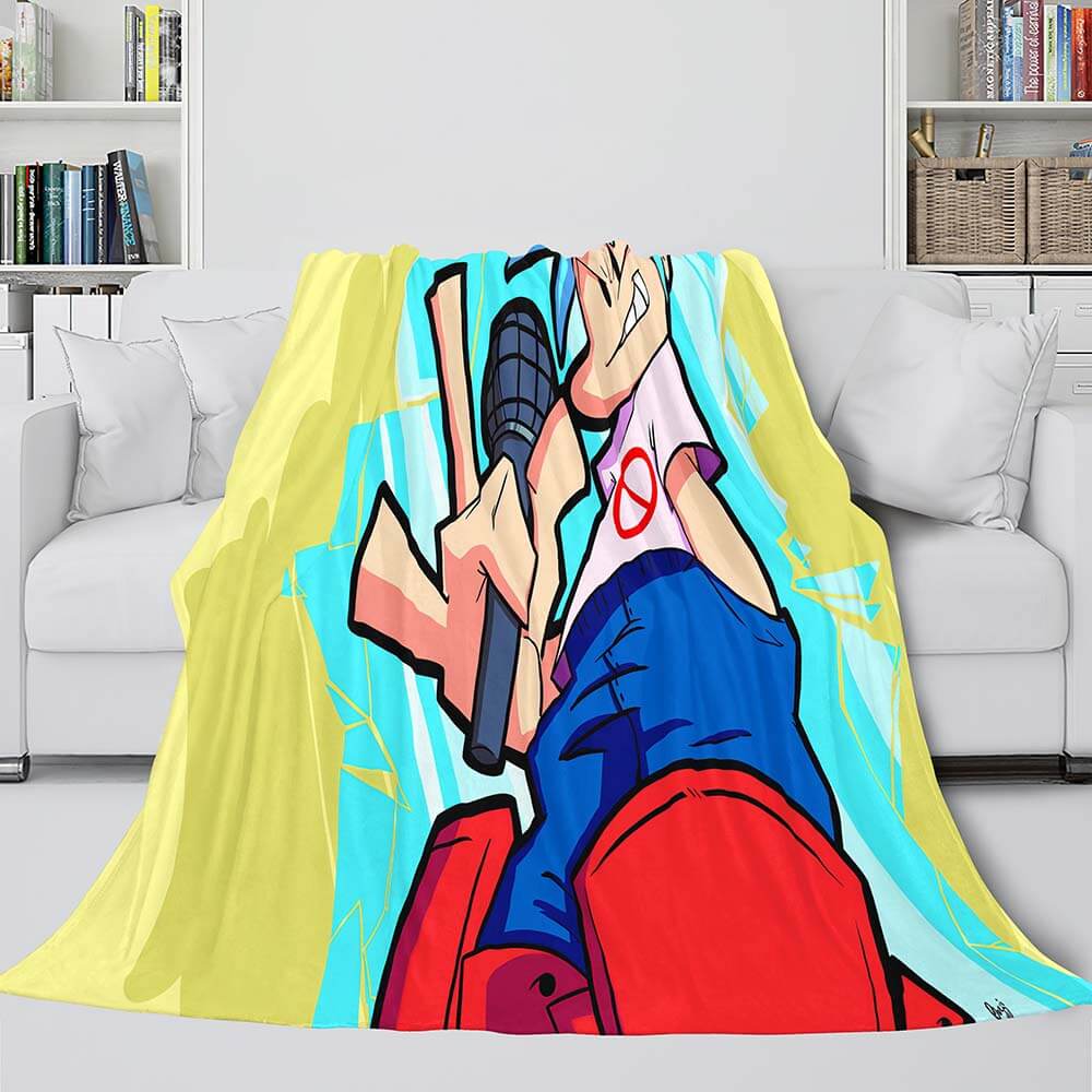 Friday Night Funkin Cosplay Flannel Blanket Warm Throw Bed Blankets (Online Order Only)