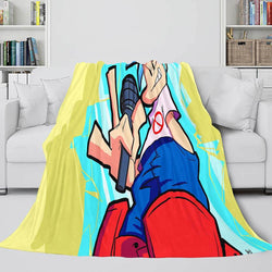 Friday Night Funkin Cosplay Flannel Blanket Warm Throw Bed Blankets (Online Order Only)