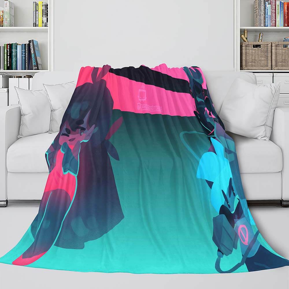 Friday Night Funkin Cosplay Flannel Blanket Warm Throw Bed Blankets (Online Order Only)