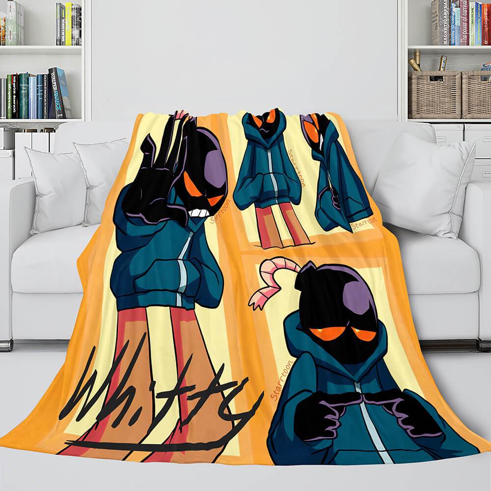 Friday Night Funkin FNF Whitty Flannel Fleece Blanket (Online Order Only)