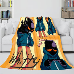 Friday Night Funkin FNF Whitty Flannel Fleece Blanket (Online Order Only)