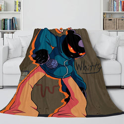 Friday Night Funkin FNF Whitty Flannel Fleece Blanket (Online Order Only)
