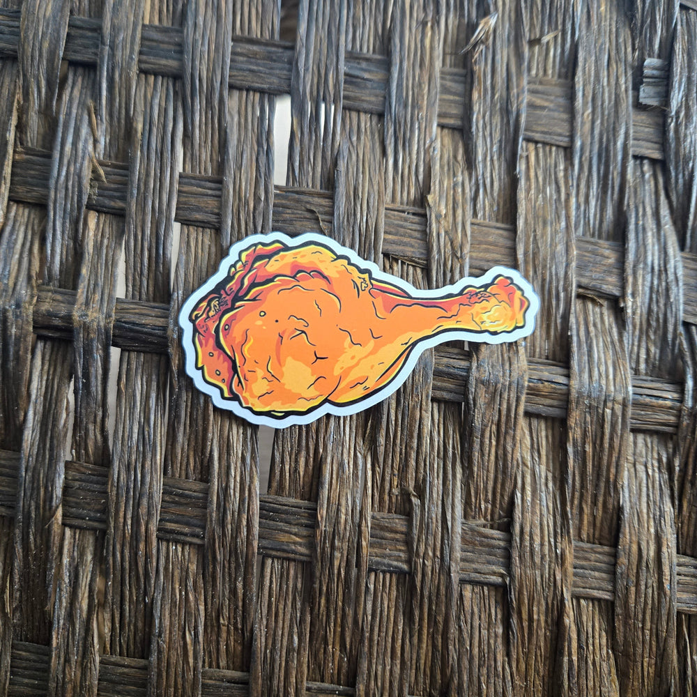 Funny Fried Chicken Sticker (ONLINE ORDER ONLY)