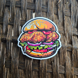 Funny Fried Chicken Sticker (ONLINE ORDER ONLY)