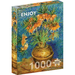 Fritillaries in a Copper Vase by Van Gogh 1000 Piece Jigsaw Puzzle Enjoy (ONLINE ORDER ONLY)