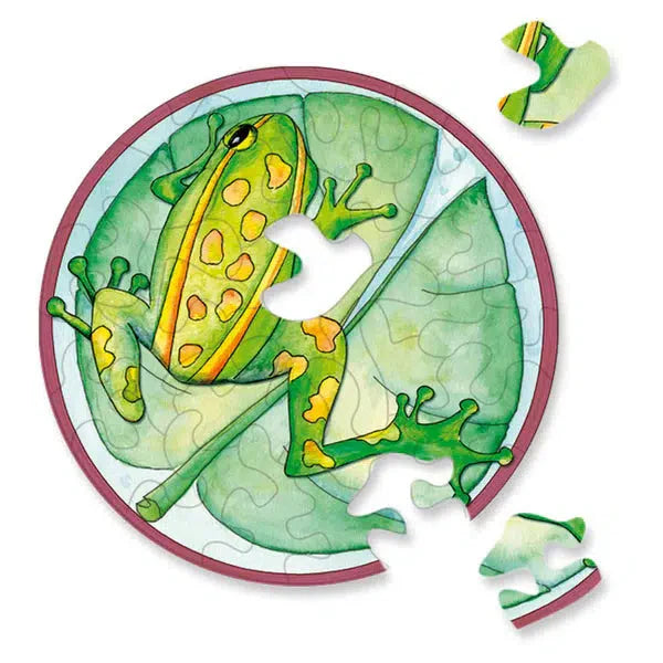 Frog 33 Piece Mini Matchbox Jigsaw Puzzle Curiosi (ONLINE ORDER ONLY)