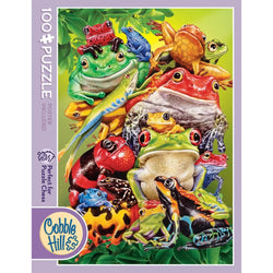 Frog Business 100 Large Piece Jigsaw Puzzle Cobble Hill