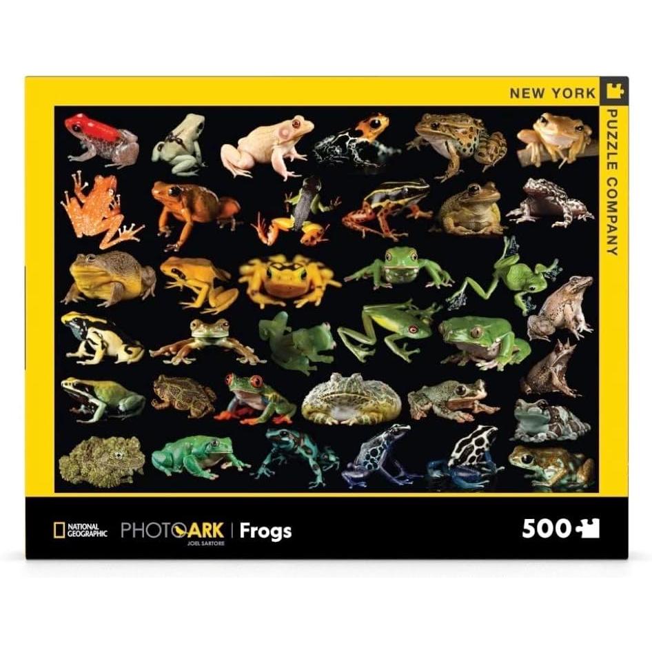 Frogs National Geographic Photo Ark 500 Piece Jigsaw Puzzle NYPC (ONLINE ORDER ONLY)
