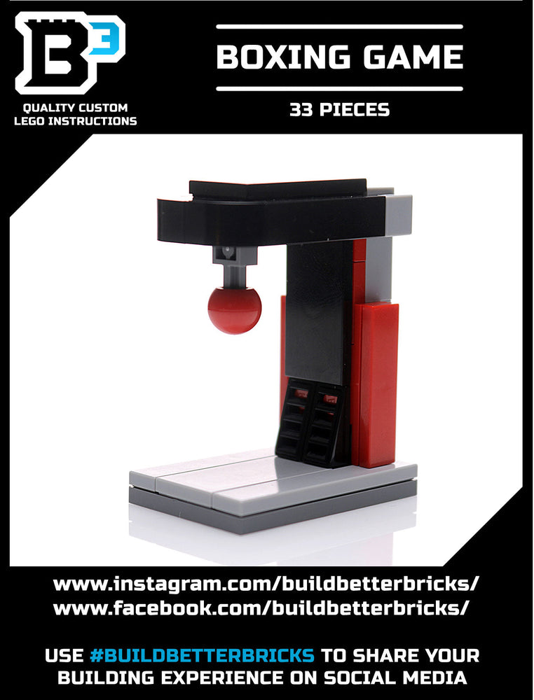 Arcade Boxing Game Machine made using LEGO Parts - B3 Customs (Online Order Only)