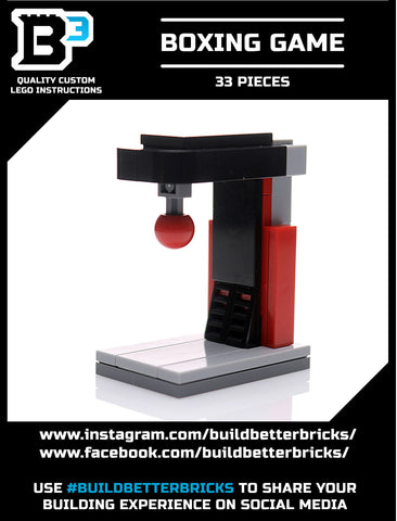 Arcade Boxing Game Machine made using LEGO Parts - B3 Customs (Online Order Only)