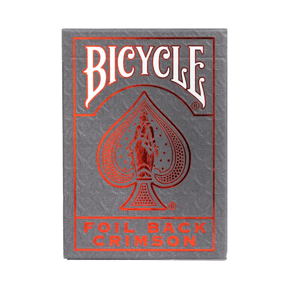 Bicycle Metalluxe Red Foil Back Playing Cards (ONLINE ORDER ONLY)