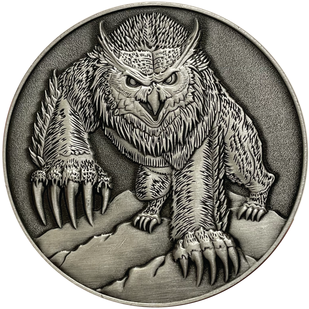 Goliath Coins: Owlbear 009 (ONLINE ORDER ONLY)