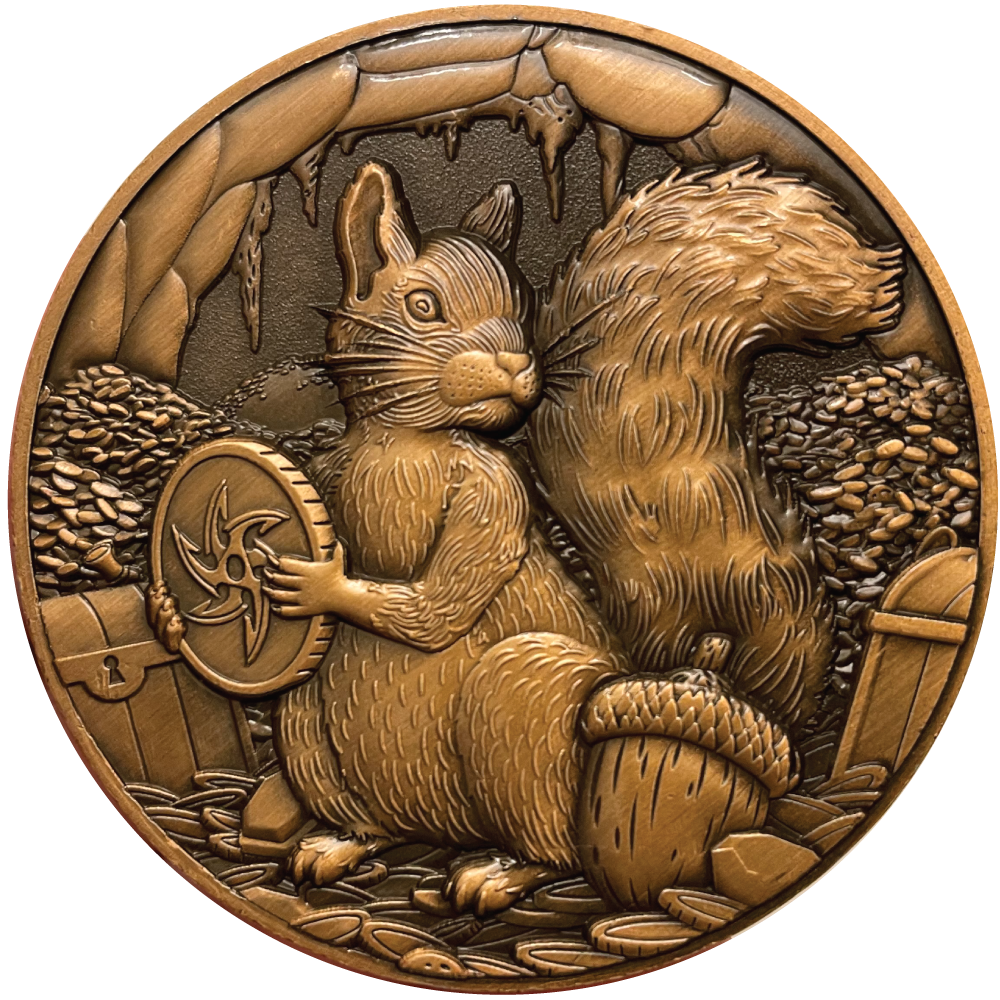 Goliath Coins: Squirrel 017 (ONLINE ORDER ONLY)