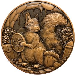 Goliath Coins: Squirrel 017 (ONLINE ORDER ONLY)