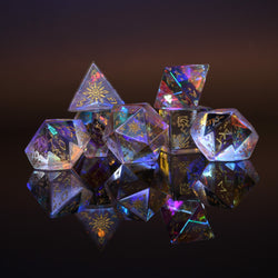 Pre-Order || Frostbite Prism Glass Dice Set