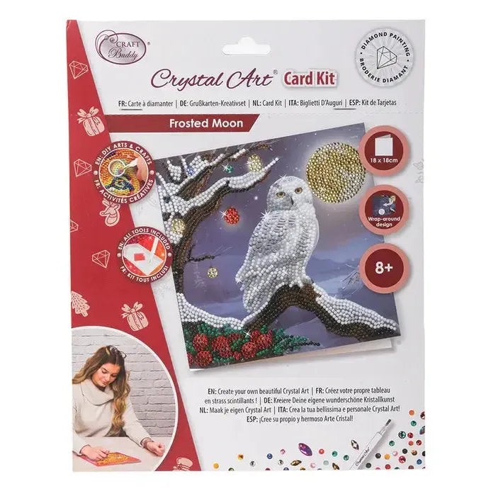 Frosted Moon Crystal Art Card Kit Craft Buddy (ONLINE ORDER ONLY)