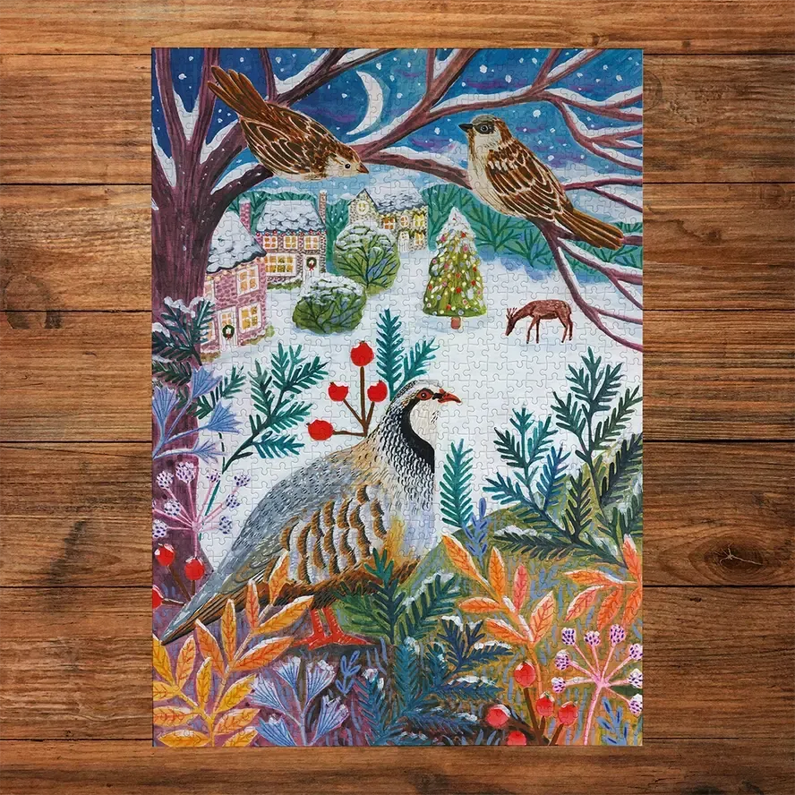 Frosty Fauna Set of 3 500 Piece Jigsaw Puzzle Gibsons (ONLINE ORDER ONLY)