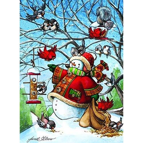Frosty Feeds His Friends 1000 Piece Jigsaw Puzzle Cobble Hill (ONLINE ORDER ONLY)