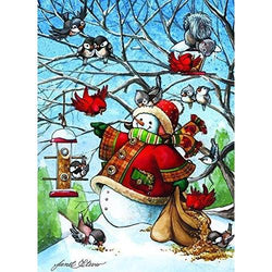 Frosty Feeds His Friends 1000 Piece Jigsaw Puzzle Cobble Hill (ONLINE ORDER ONLY)
