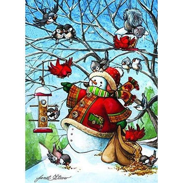 Frosty Feeds His Friends 1000 Piece Jigsaw Puzzle Cobble Hill (ONLINE ORDER ONLY)