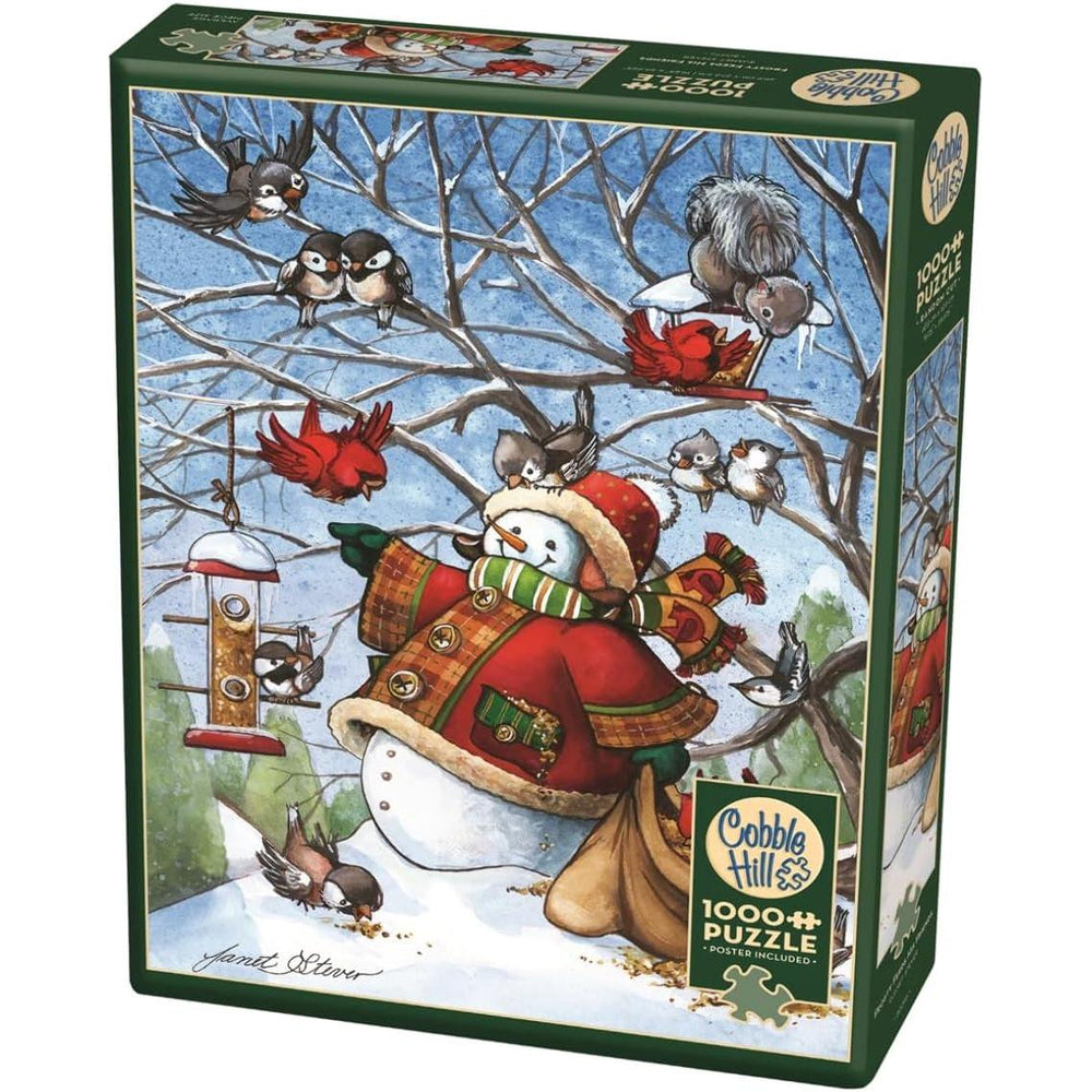 Frosty Feeds His Friends 1000 Piece Jigsaw Puzzle Cobble Hill (ONLINE ORDER ONLY)