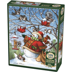 Frosty Feeds His Friends 1000 Piece Jigsaw Puzzle Cobble Hill (ONLINE ORDER ONLY)