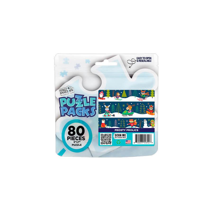 Frosty Frolics 80 Piece Mini Jigsaw Puzzle Micro Puzzles (ONLINE ORDER ONLY)