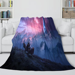 Frozen 2 Anna Elsa Flannel Fleece Throw Cosplay Blanket (Online Order Only)