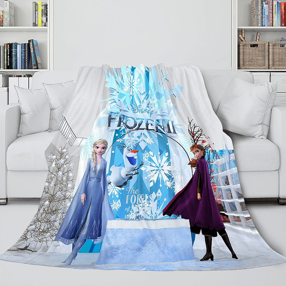 Frozen 2 Anna Elsa Flannel Fleece Throw Cosplay Blanket (Online Order Only)